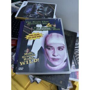 The Brain That Wouldn't Die/Amazing Transparent Man Sealed New